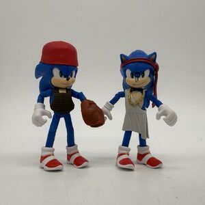 Jakks Pacific Sonic the Hedgehog‎ Action Figure Lot Of 2 Sega PVC Flawed